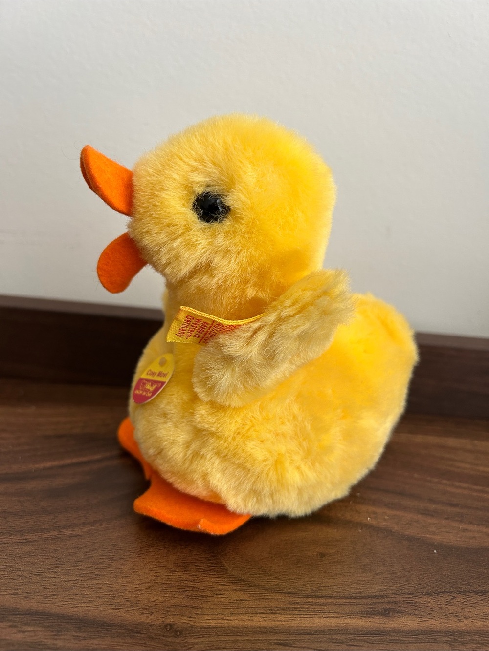 Vintage Steiff Cosy Movi duckling, 80s with tags 5376/12